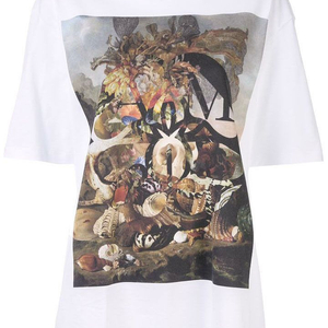 알렉산더 맥퀸 프린트 티셔츠 it38