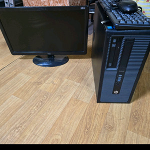 사무용pc 키보드 마우스 모니터 포함