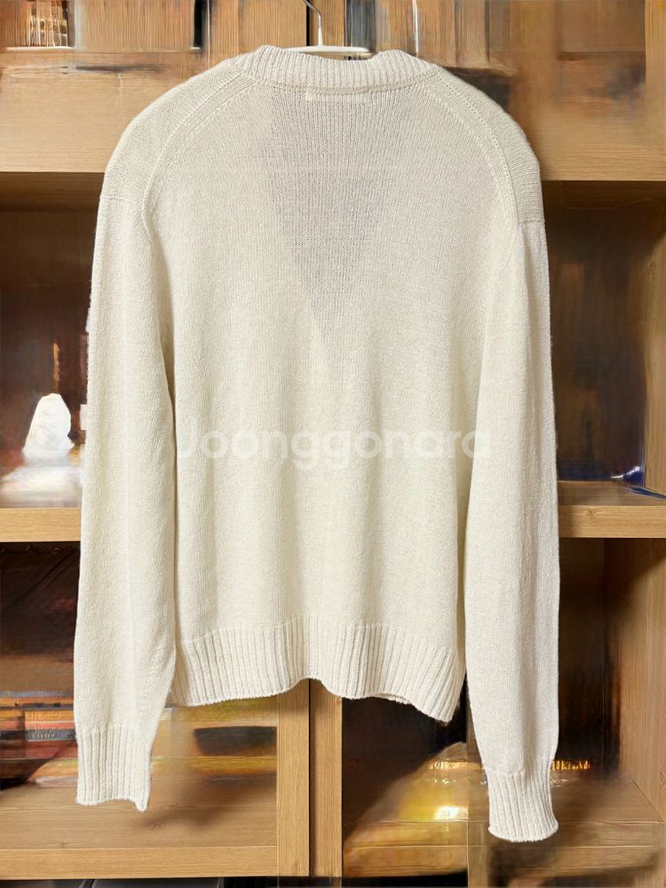 ounce 온스 린넨 오가닉 가디건 루즈핏 긴팔--4