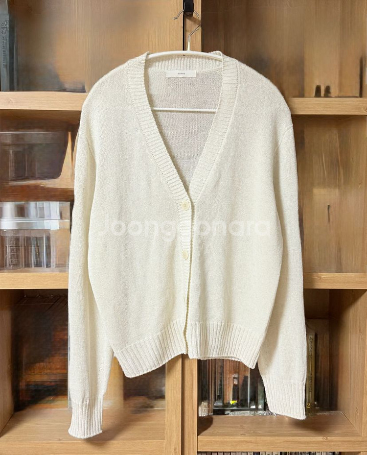 ounce 온스 린넨 오가닉 가디건 루즈핏 긴팔--2