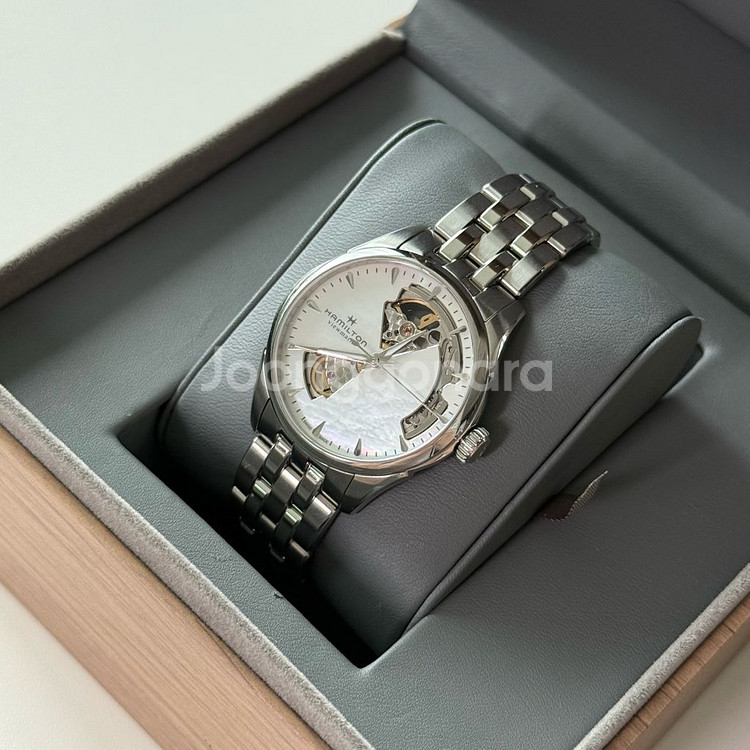 해밀턴 재즈마스터 오픈하트 최신형 자개판 36mm 오토--1