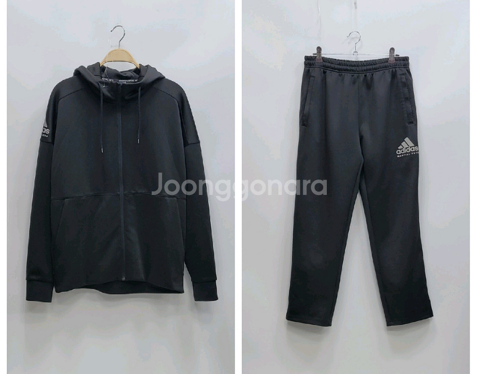 adidas 아디다스 후드 트랙탑 저지 셋업 / 남XL--0
