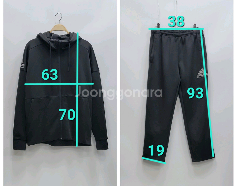 adidas 아디다스 후드 트랙탑 저지 셋업 / 남XL--9