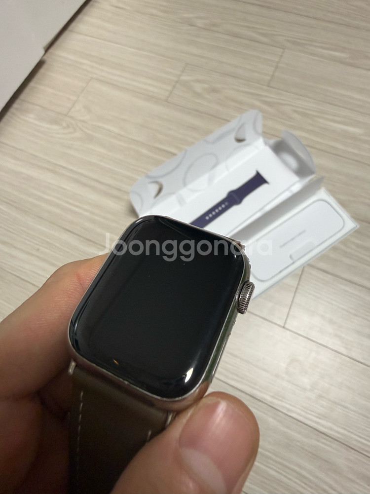 애플워치7 스테인리스 41mm--5
