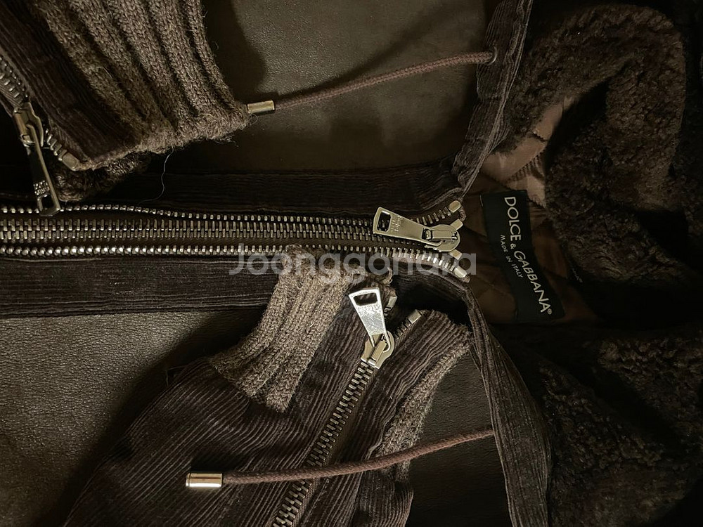 돌체앤가바나양가죽양털자켓--6