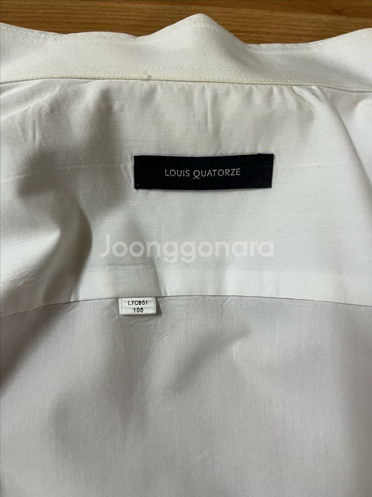 루이까또즈 남자 흰색 셔츠 105 남성 화이트 남방--3