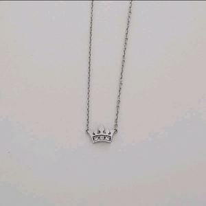 제이에스티나 14K 화이트골드 목걸이