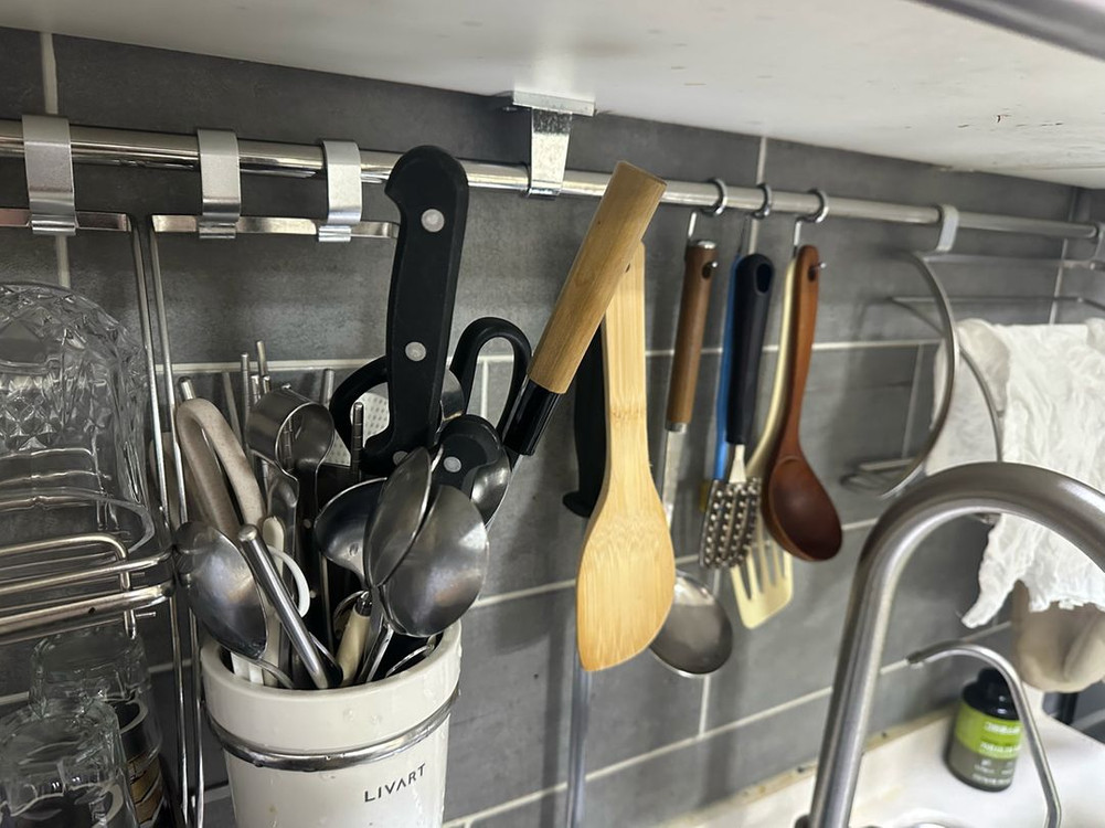 리바트 액세서리 세트 다크그레이 새상품--1