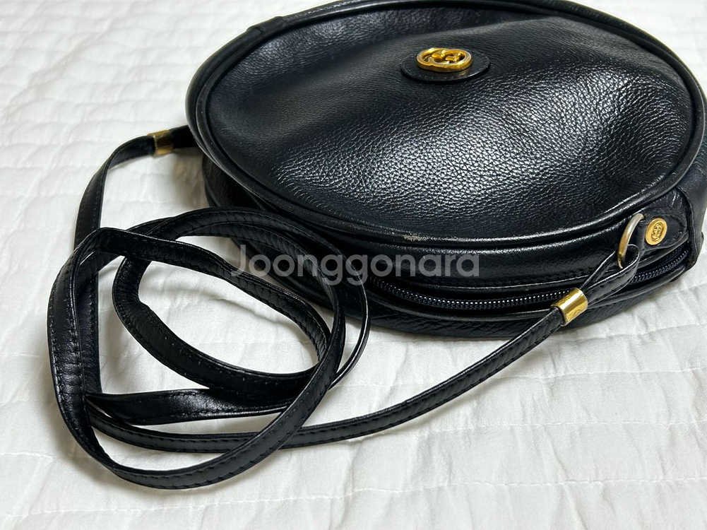 구찌 빈티지 원형백--5