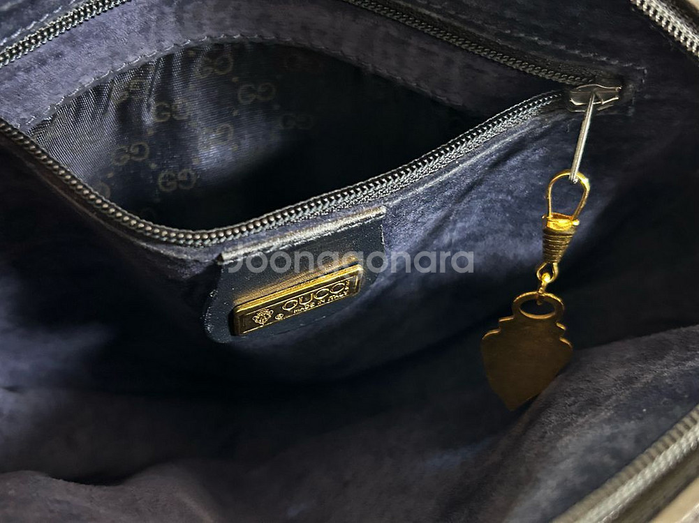 구찌 빈티지 원형백--6