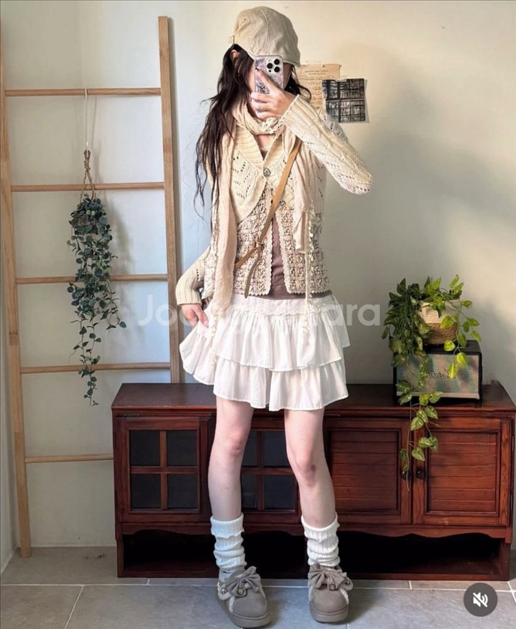 리즈리사 숏스 가디건 셋업--0