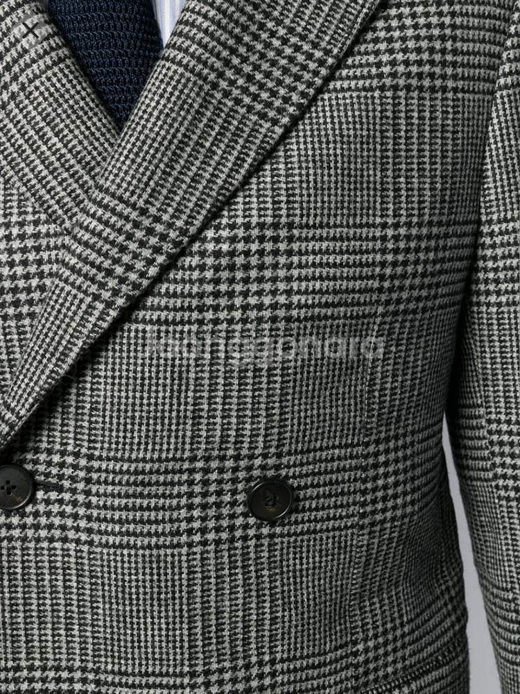 지제냐 더블 브레스티드 코트 남성 피크트라펠 zegna--1