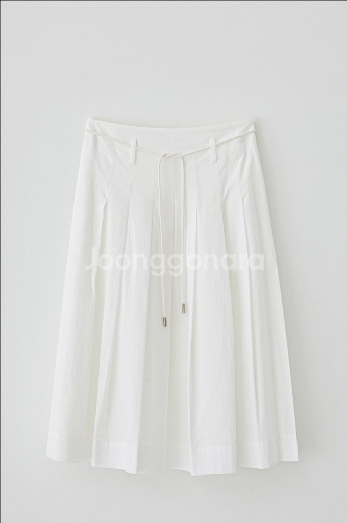타낫 플로우 플리츠 롱 스커트 flow pleated--0