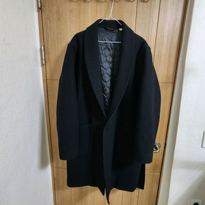 (L)유니폼브릿지 벨티드 울 코트
