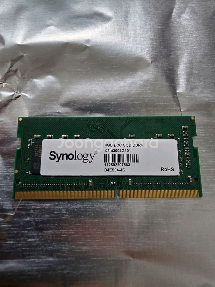 시놀로지 DDR4 ECC 4GB 정품 램--0