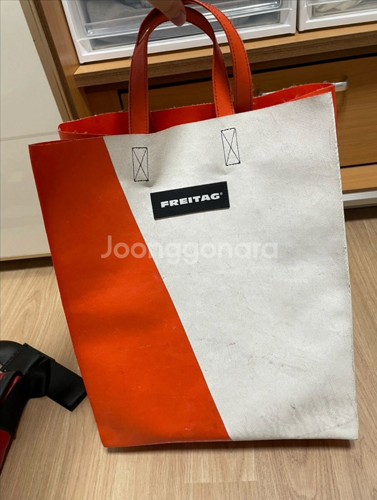 프라이탁 마이애미 바이스 쇼퍼백 (오렌지화이트)--0