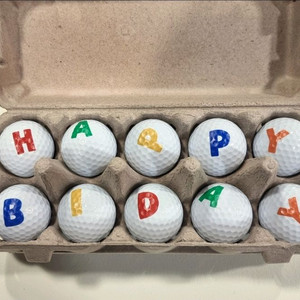[가격인하] Happy Birthday 골프공 새제품