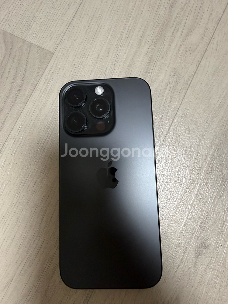 아이폰16프로 256 블랙 공기기 단품--1