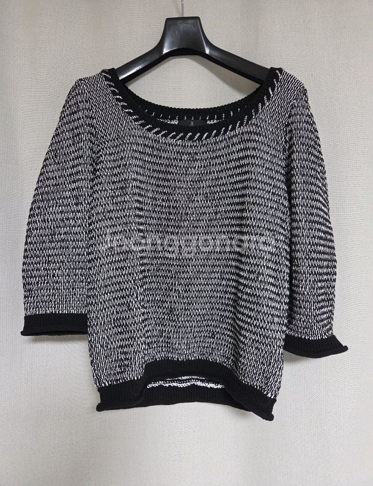 랑방 퍼프 브레이드 니트 (랑방,마인,타임,더캐시미어)--2