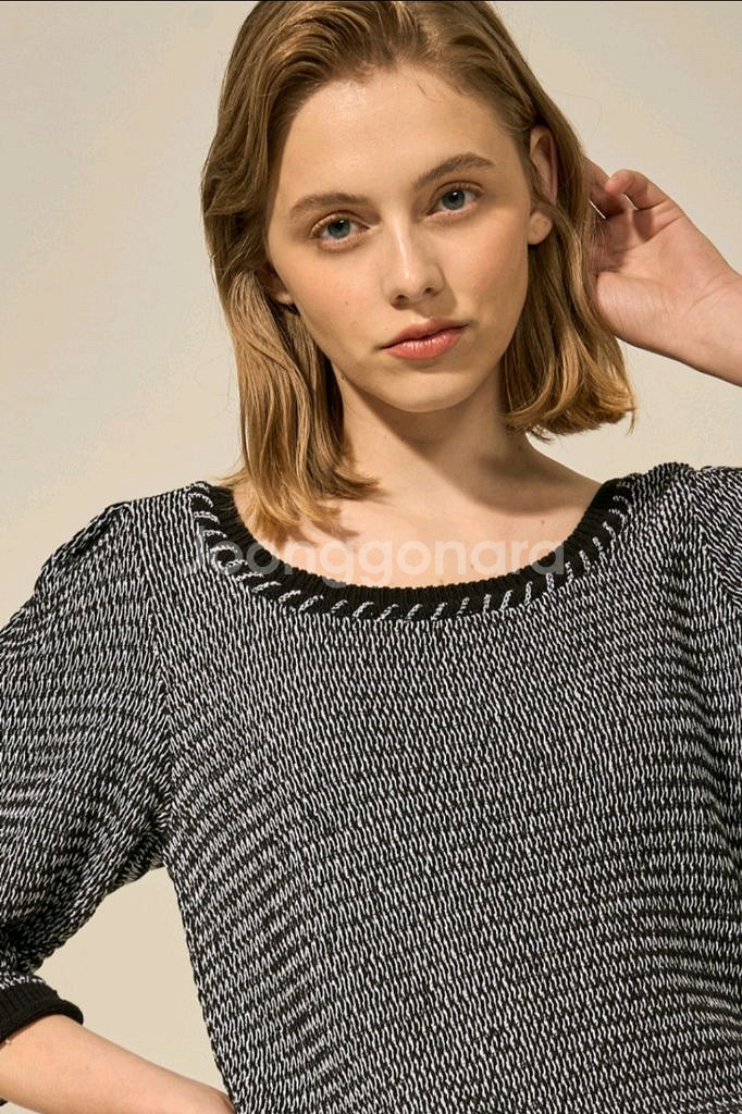 랑방 퍼프 브레이드 니트 (랑방,마인,타임,더캐시미어)--0