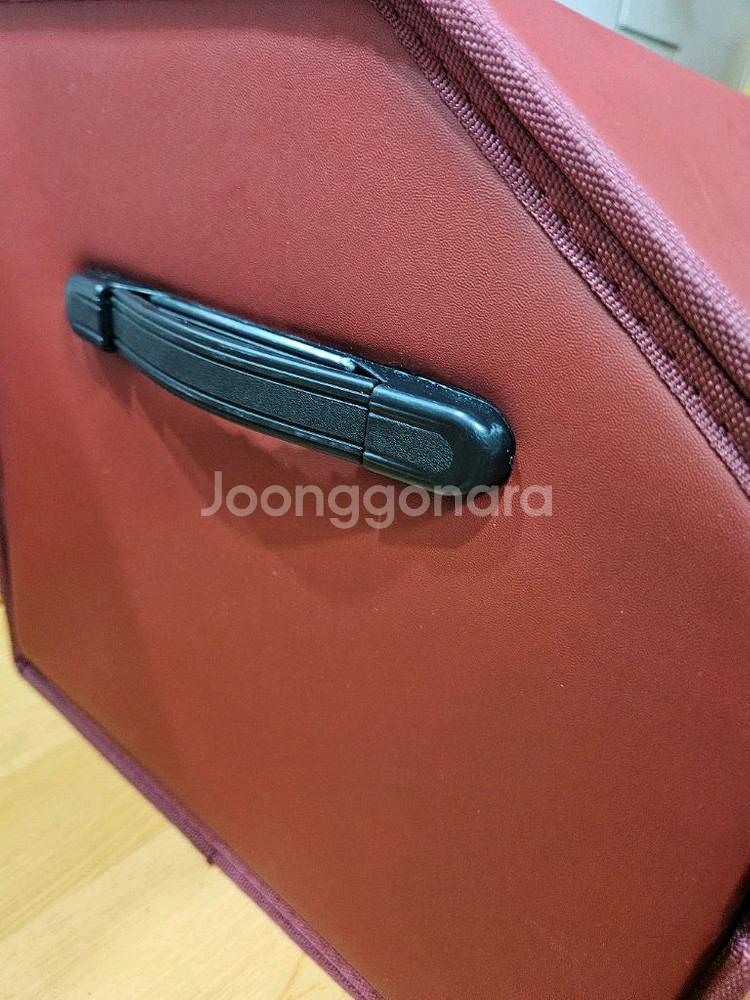 미니 다용도 수납 정리함 레드 대형--1