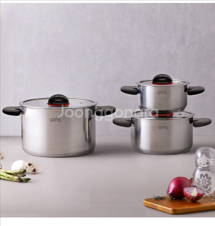 [기펠] 마트로시카 II 폴딩 3중냄비--0