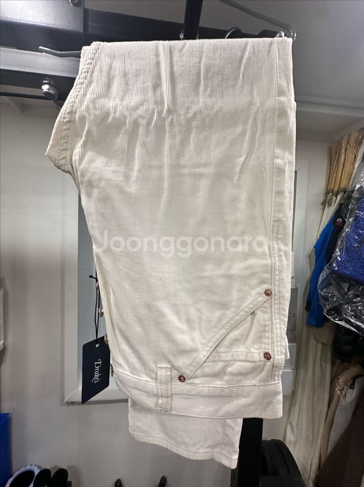 드레익스 에크루 셀비지 코듀로이 팬츠 34판매--1