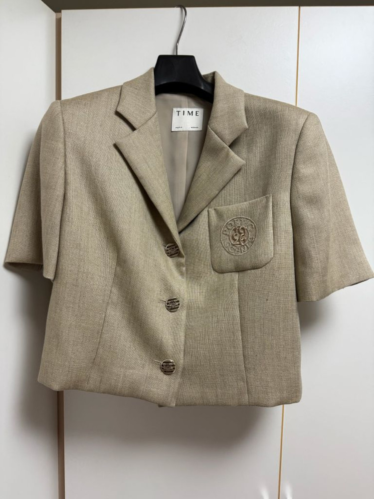 타임 린넨 자켓55(미착용)--1
