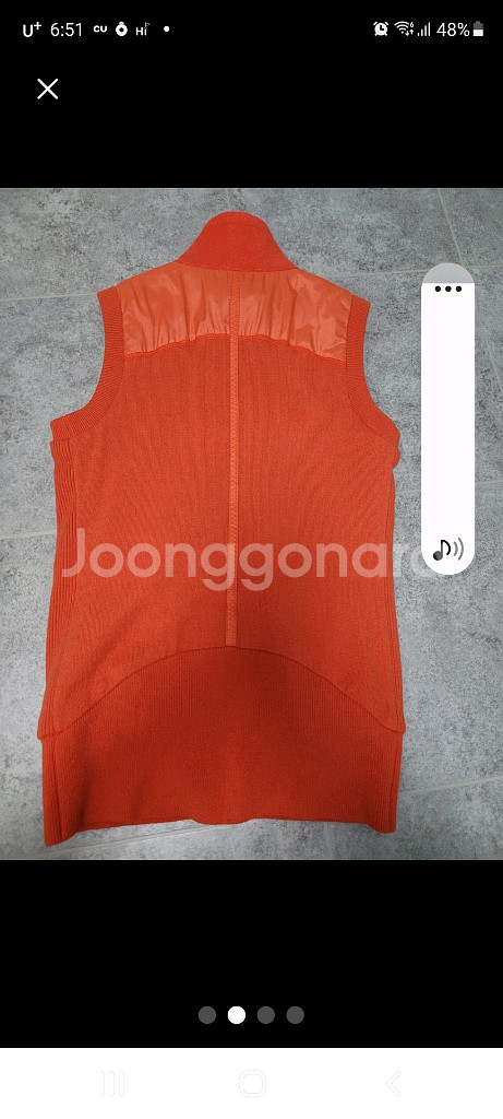 타이틀리스트 여성 니트 패딩 조끼 S(85)--6