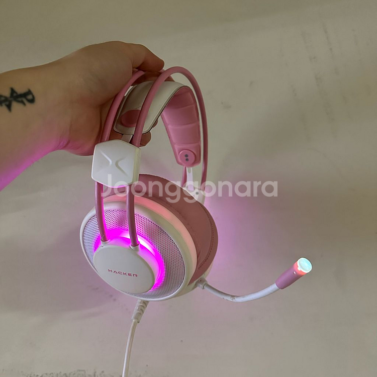 [이벤트]앱코 N800 핑크 헤드셋 키보드 마우스--1