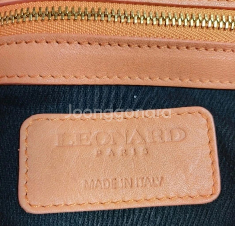 [정품] 레오나드 퀼팅 가죽 숄더백--7