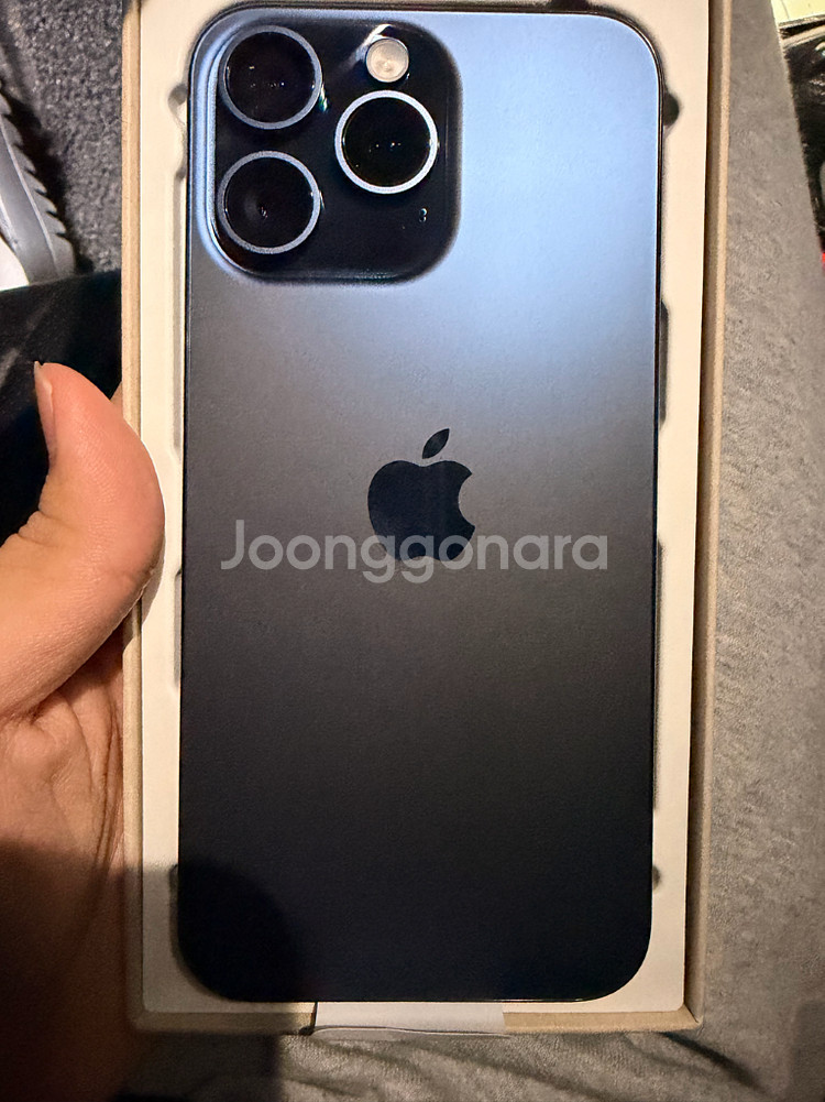 아이폰15프로맥스 1tb 블루 리퍼미사용--1