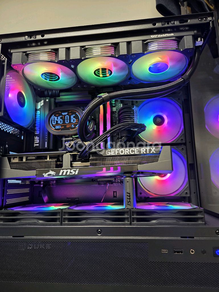 9800x3d, b850m wifi, 5080 트리오--0