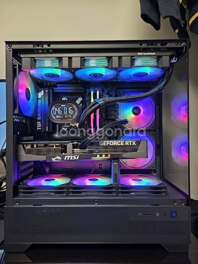 9800x3d, b850m wifi, 5080 트리오--1