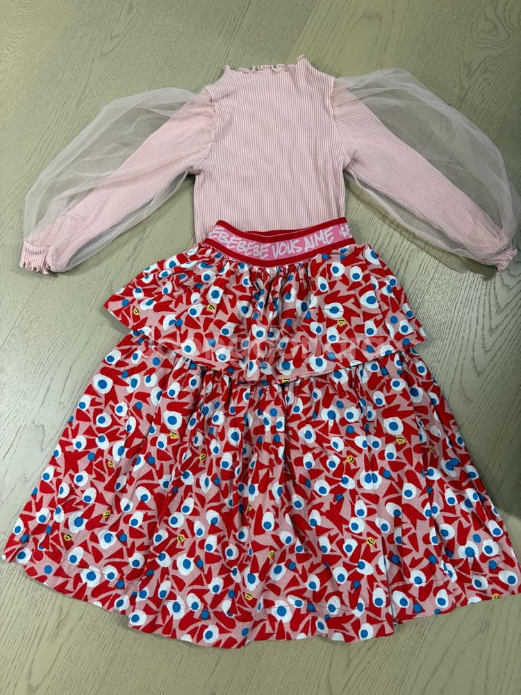 베베베베 공주 스커트 + 꼬마레 오간자퍼프티--0