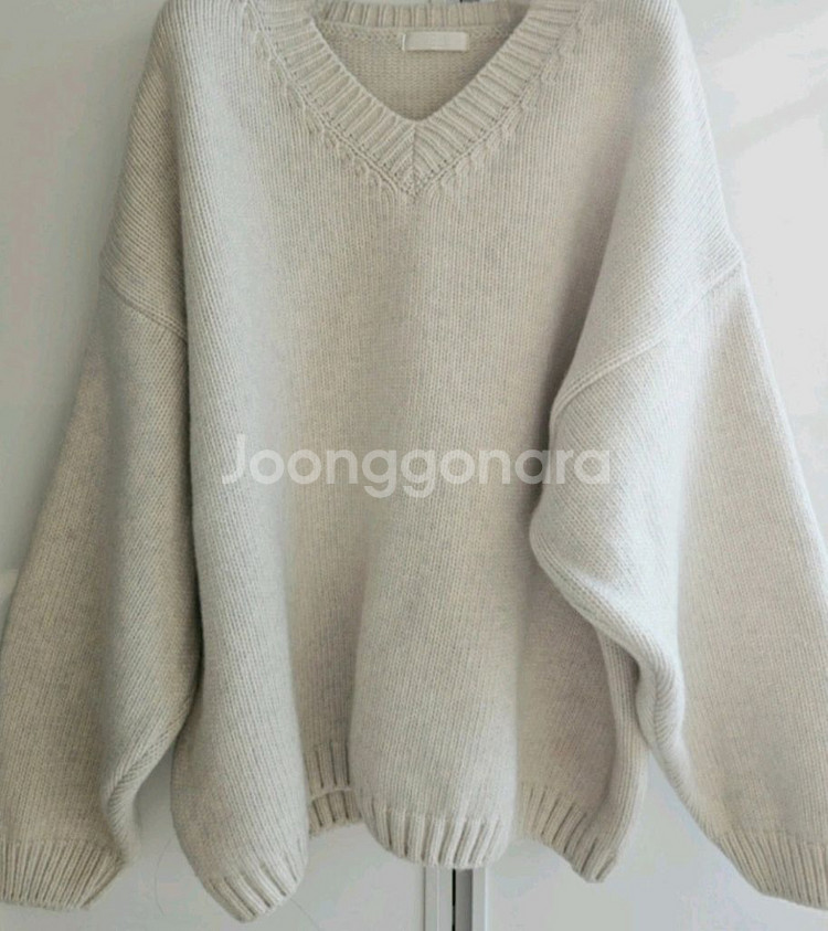 리엘 브이넥 니트 - F--3