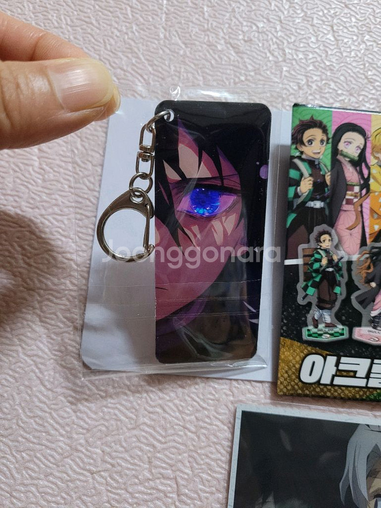 일괄)기유아크릴 귀칼아크릴 귀칼콜렉팅카드 귀칼키링 기유--5