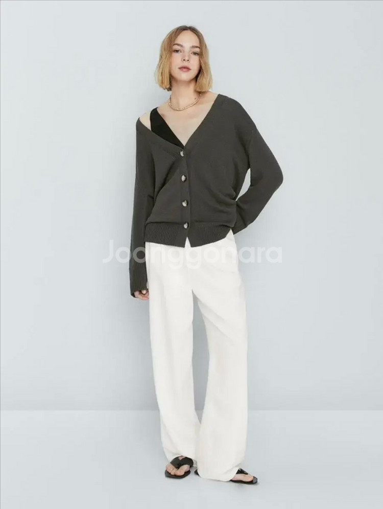 마시모두띠 버튼 니트 가디건 새상품--0