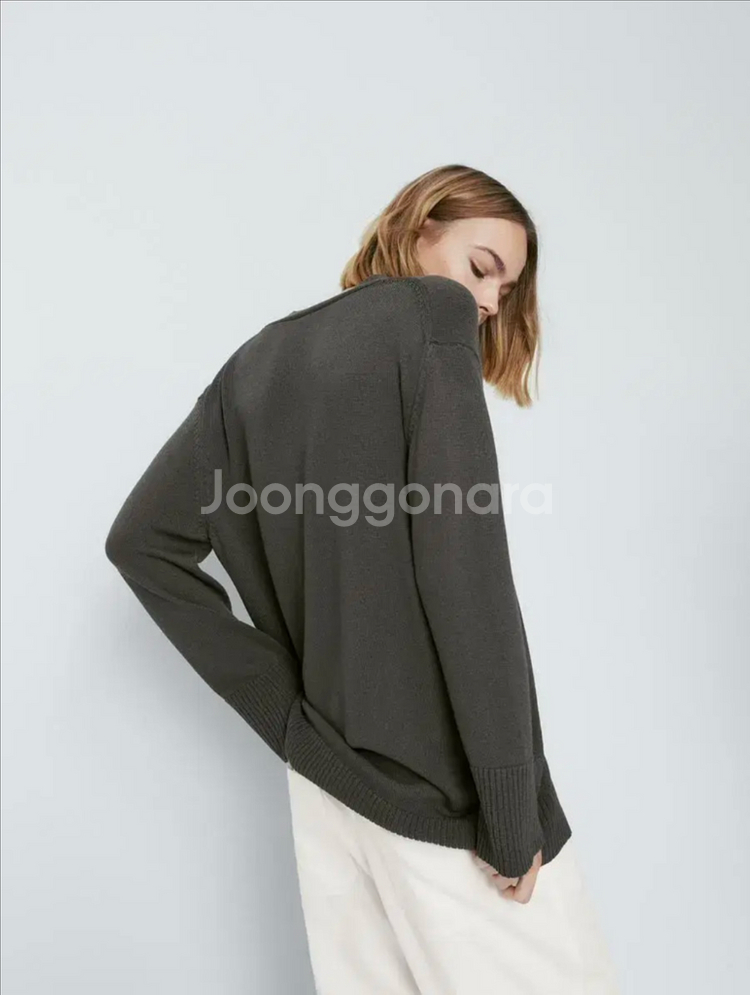 마시모두띠 버튼 니트 가디건 새상품--3