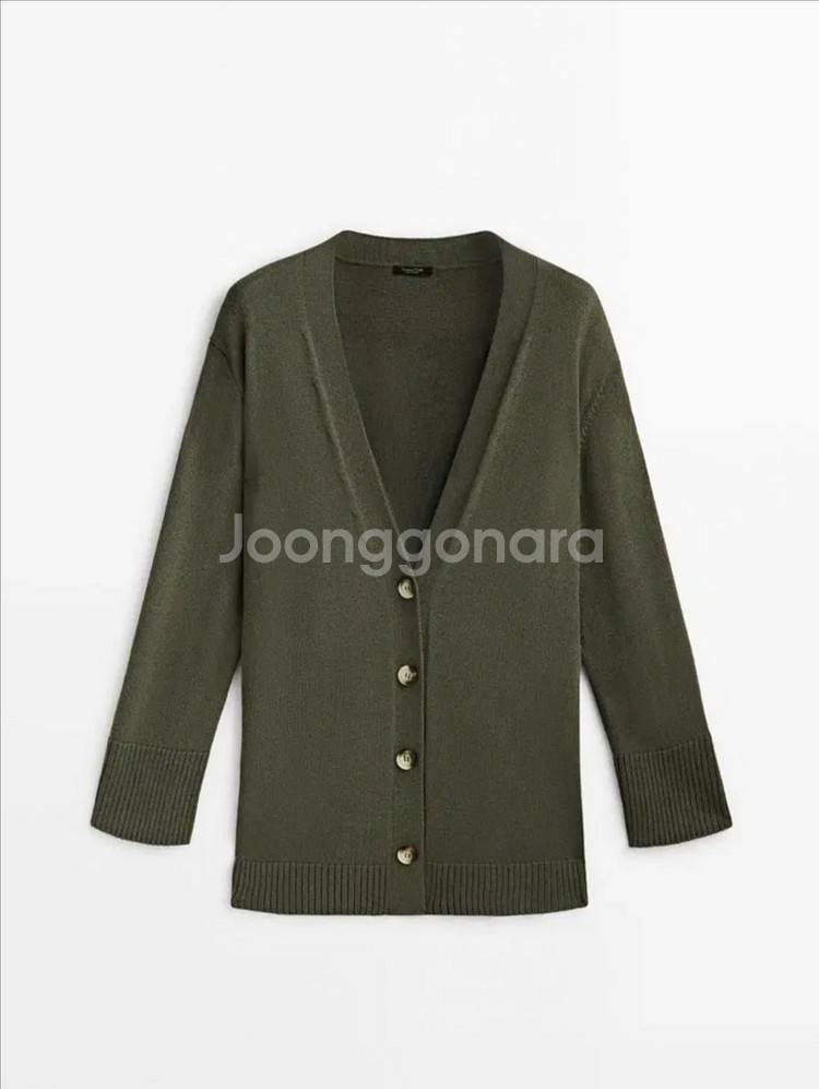 마시모두띠 버튼 니트 가디건 새상품--4