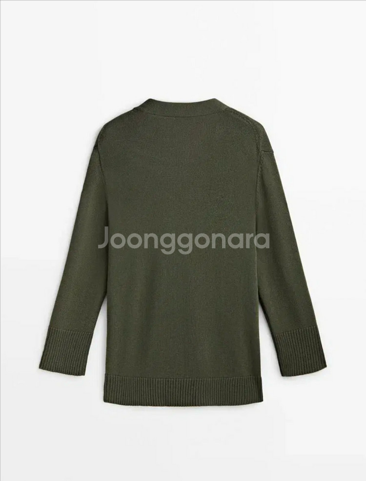 마시모두띠 버튼 니트 가디건 새상품--5