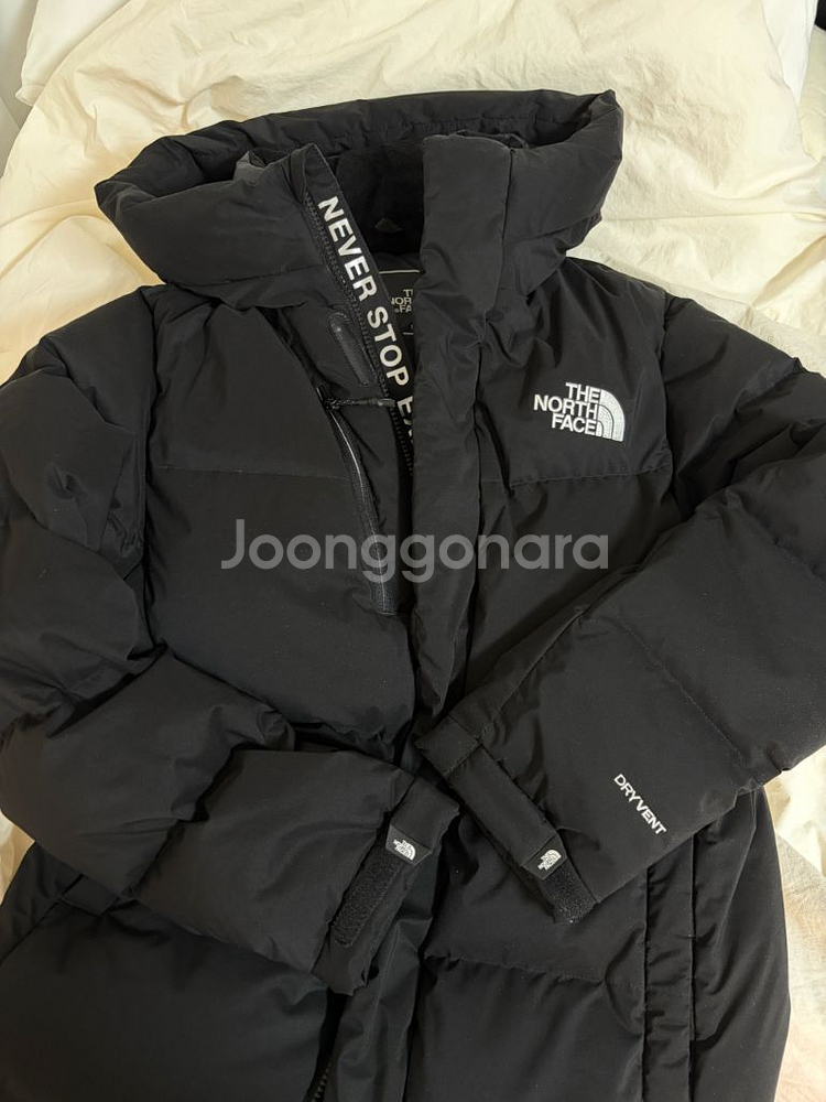 노스페이스 여성 구스다운 롱패딩 10만원--4