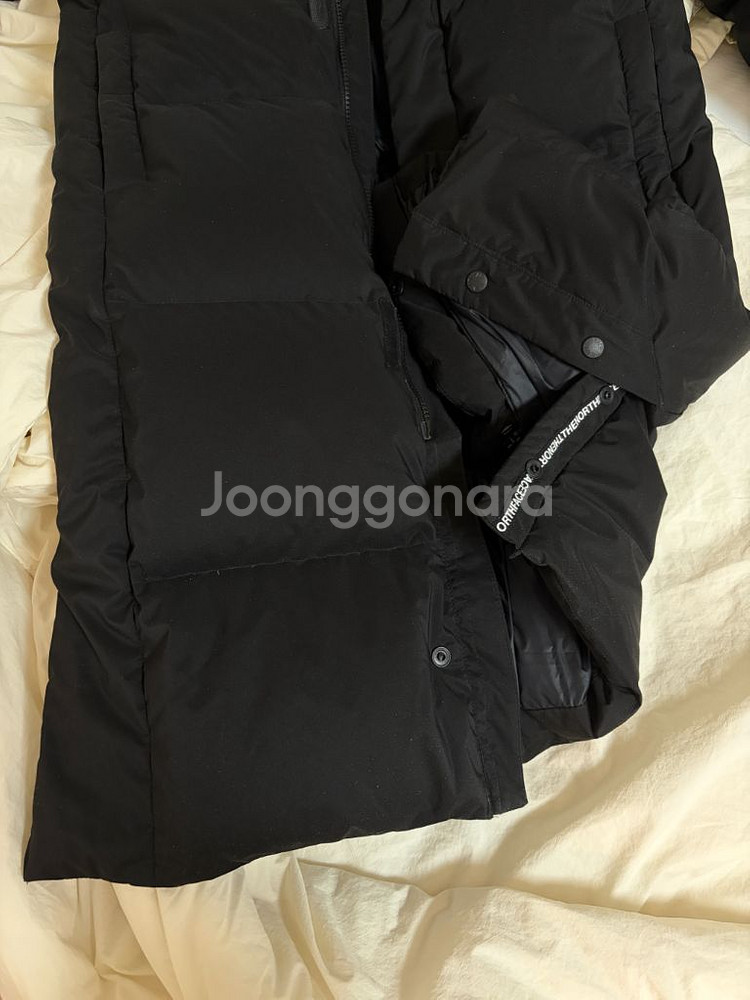 노스페이스 여성 구스다운 롱패딩 10만원--5