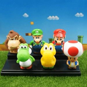 슈퍼마리오 소프트 피규어 6종 세트