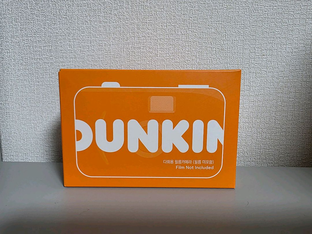 미개봉 던킨 토이 필름 카메라 소품 굿즈 MD 이미지