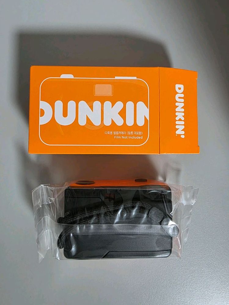 미개봉 던킨 토이 필름 카메라 소품 굿즈 MD 이미지