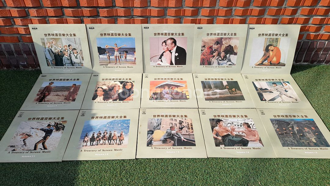 LP 세계 영화음악 대전집 15장 박스반--1