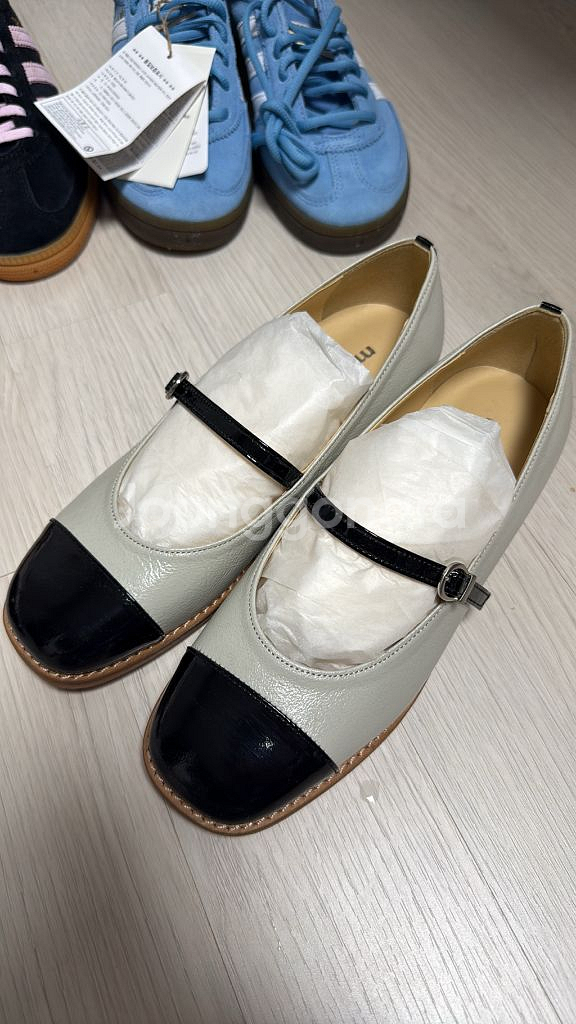 미닛뮤트 보우슈즈 230mm 소프핑크/그레이--0