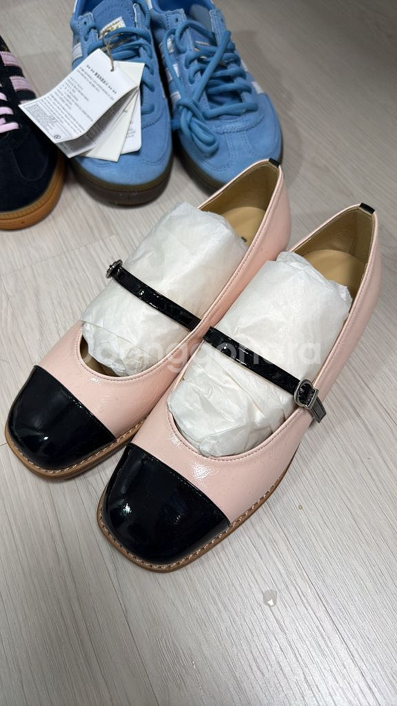 미닛뮤트 보우슈즈 230mm 소프핑크/그레이--1