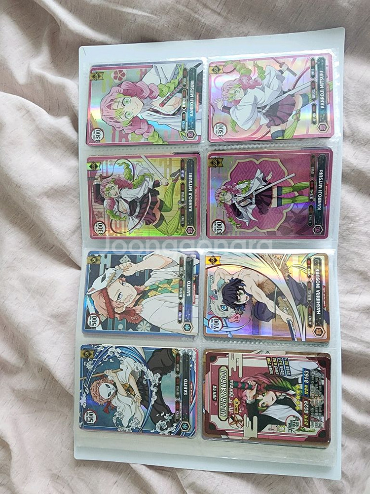 장당가격 귀멸의칼날 컬렉션 홀로그램카드 기둥 주 탄지로--3